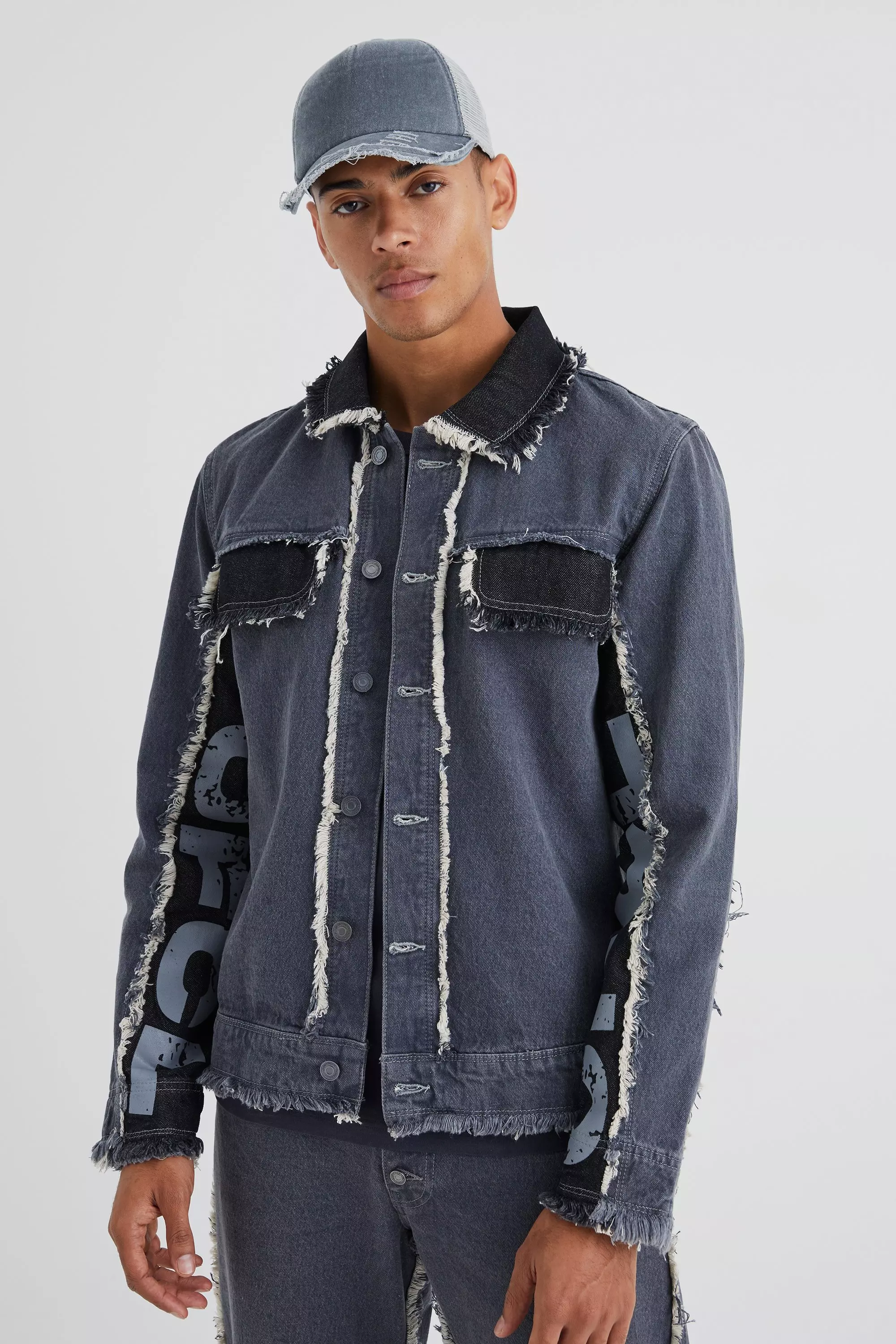 Offcl Contrast Panel Jean Jackets